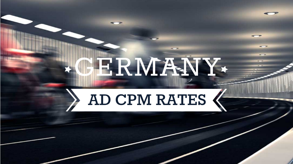 Ad CPM Rates in Germany