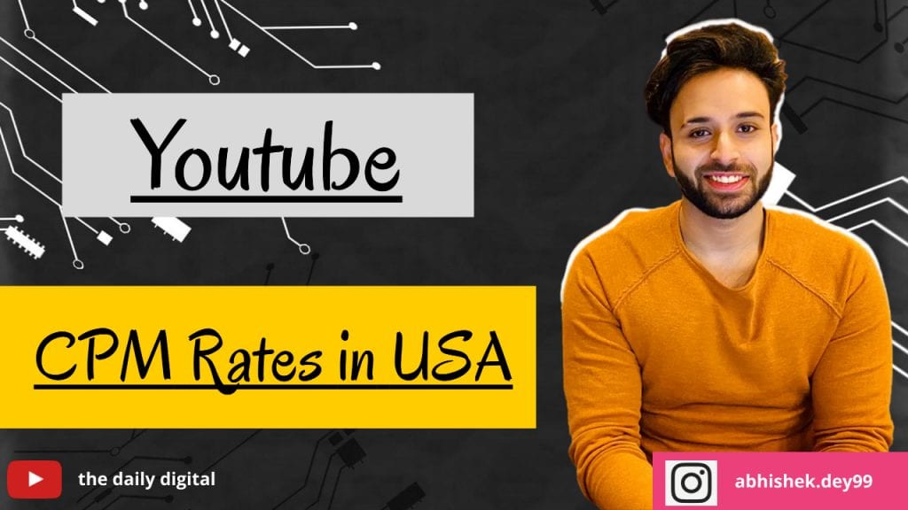 YouTube CPM Rates in USA